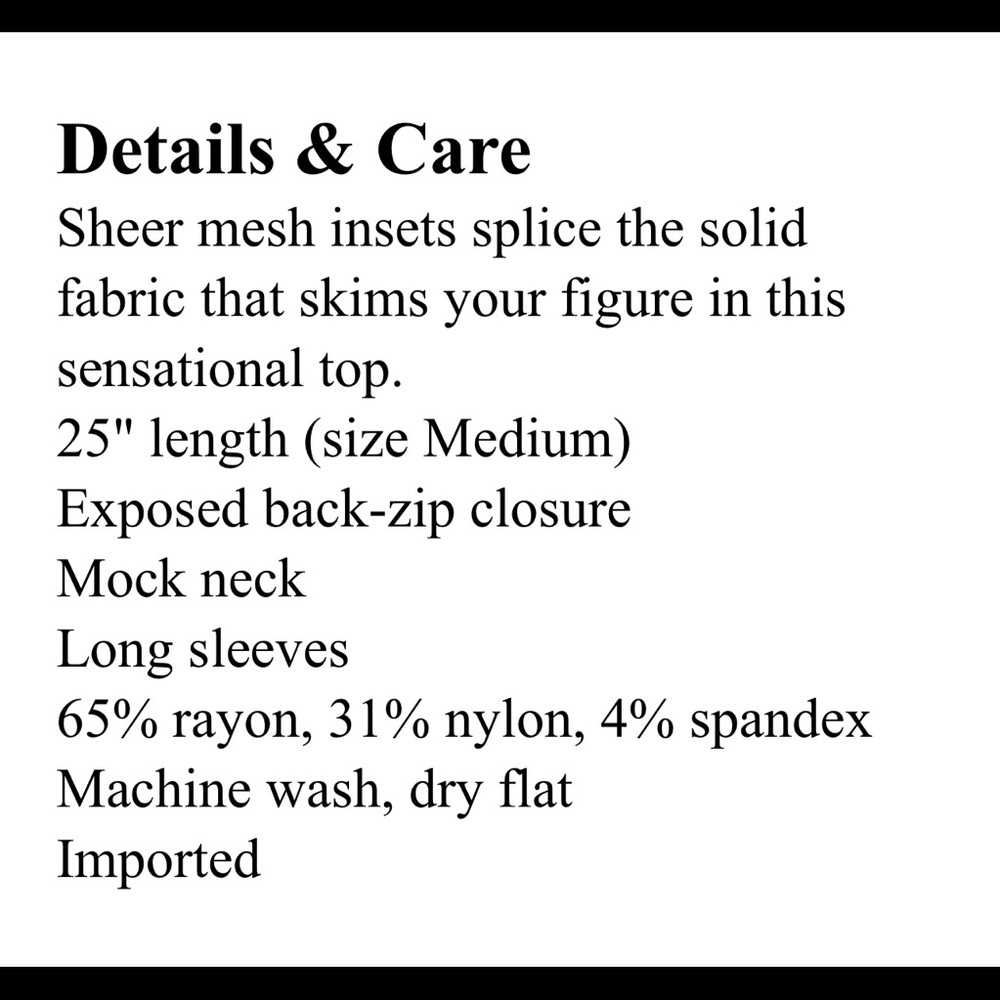 Free People Mesh Inset Top - Picture 4 of 4